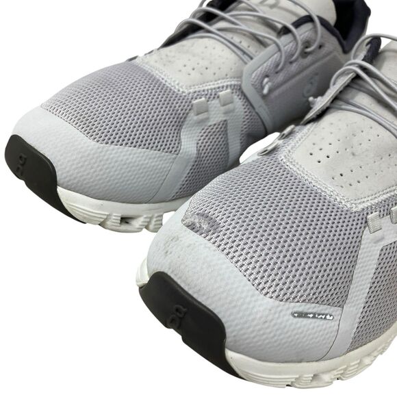 On Cloud 5 Mens 9.5 Gray White Lightweight Running Shoes Repaired 59.98909 - Picture 3 of 13